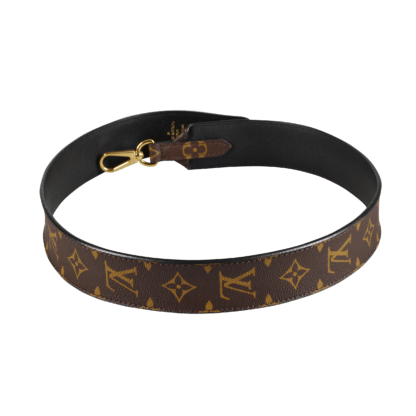 Louis Vuitton Schulterriemen Monogram Canvas Schwarz Braun Second Hand 19092 2