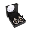 CHANEL 20B Crystal CC Pearl Hoop Earrings Second Hand 19350 0