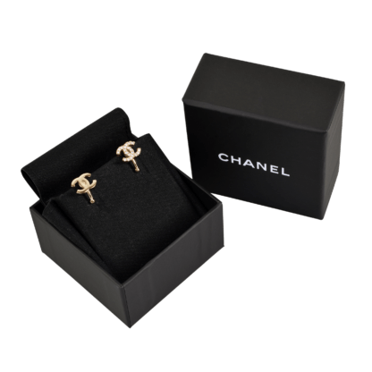 CHANEL Lip Ring Ohrenmanschette Modeschmuck Hellgold Second Hand 19305 0