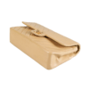CHANEL Vintage Classic Chevron Medium Double Flap Bag Lammleder Handtasche Beige Second Hand 19509 10