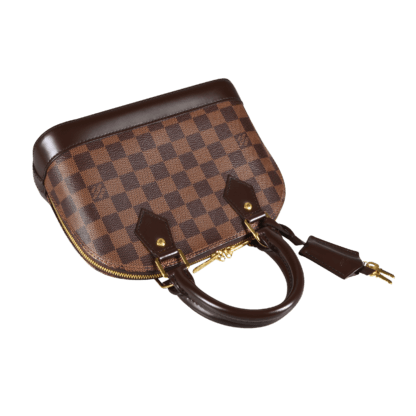 Louis Vuitton Alma BB Damier Ebene Canvas Handtasche Second Hand 19554 5