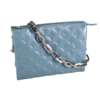 Louis Vuitton Coussin PM Leder Handtasche Bleu Glacier Second Hand 19470 1