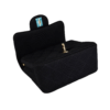 CHANEL Classic Mini Square Flap Bag Jersey Handtasche Schwarz Second Hand 19643 6