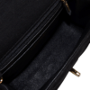 CHANEL Classic Mini Square Flap Bag Jersey Handtasche Schwarz Second Hand 19643 7
