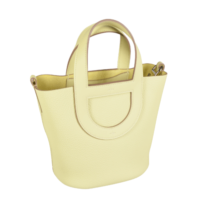 Hermès In-the-Loop 18 Leder Handtasche Jaune Milton 19693 1