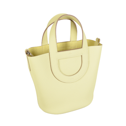 Hermès In-the-Loop 18 Leder Handtasche Jaune Milton 19693 2