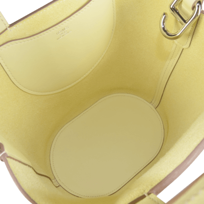 Hermès In-the-Loop 18 Leder Handtasche Jaune Milton 19693 5