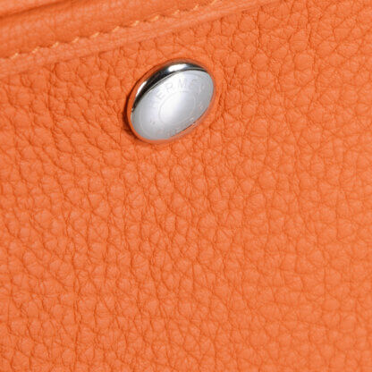 Hermès Garden Party 30 Leder Handtasche Orange 19930 7