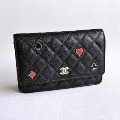 CHANEL Wallet On Chain Timeless WOC Charms Bag Second Hand 20925 10