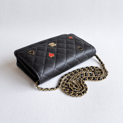 CHANEL Wallet On Chain Timeless WOC Charms Bag Second Hand 20925 15