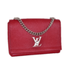 Louis Vuitton Lockme II BB Leder Handtasche Rot Second Hand 21032 02