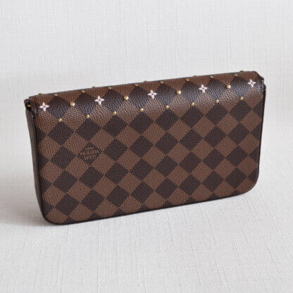 Louis Vuitton Pochette Felicie Damier Ebene Studded Canvas Handtasche Second Hand 21275 12