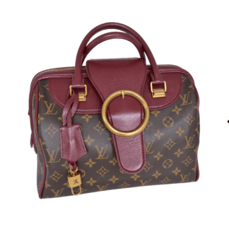 Louis Vuitton Speedy Golden Arrow Burgundy Handtasche Second Hand 21150 1