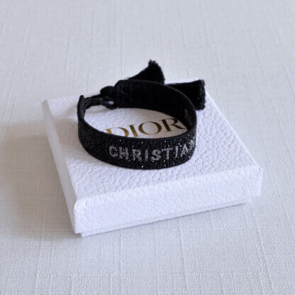 Dior Dioriviera Kristall Armband Schwarz Second Hand 21496 0