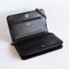 CHANEL Boy Wallet On Chain WOC Lammleder Schwarz Second Hand 21736 6