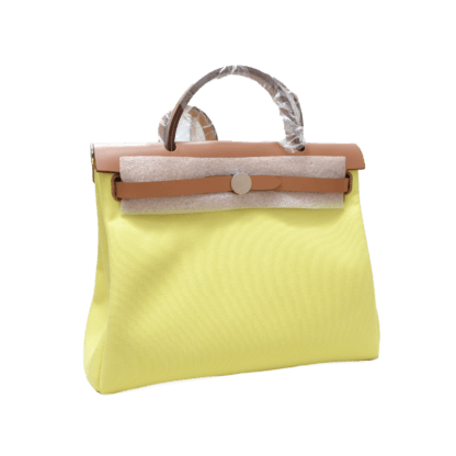 Hermès Herbag Zip 31 Limoncello Nature 21752 0