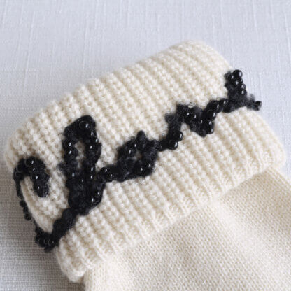 CHANEL Kaschmir Handschuhe Gloves Cashmere Weiß Second Hand 22361 6