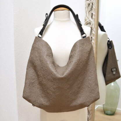 Louis Vuitton Antheia GM Hobo Bag Leder Handtasche Olive Second Hand 22467 1