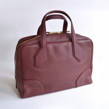 Louis Vuitton Dora Soft MM Leder Handtasche Bordeaux Second Hand 22391 3