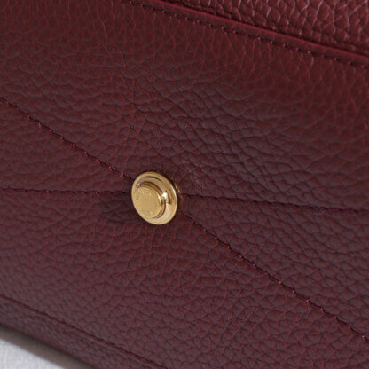 Louis Vuitton Dora Soft MM Leder Handtasche Bordeaux Second Hand 22391 6