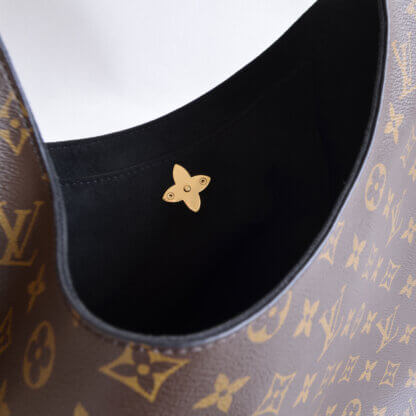 Louis Vuitton Flower Hobo Monogram Canvas Noir Handtasche Second Hand 22840 9