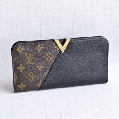 Louis Vuitton Kimono Monogram Noir Portemonnaie Geldbörse Wallet Second Hand 22776 2