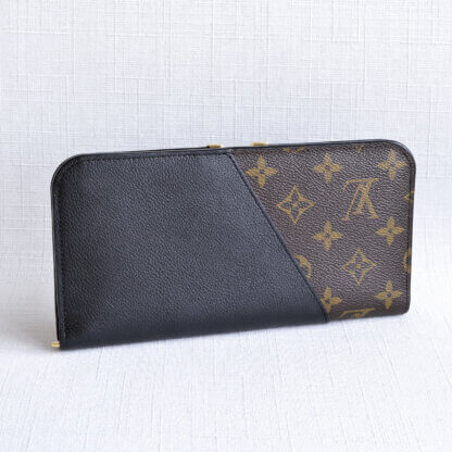 Louis Vuitton Kimono Monogram Noir Portemonnaie Geldbörse Wallet Second Hand 22776 3