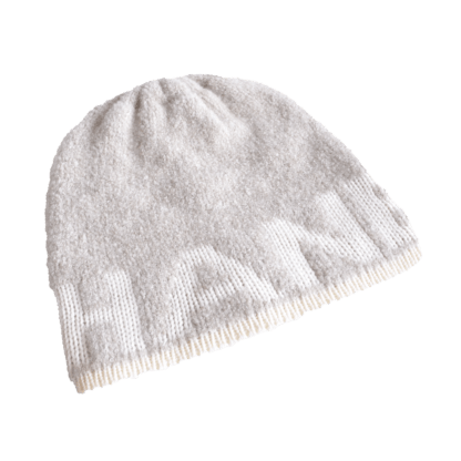 CHANEL Kaschmir Beanie Mütze Cashmere Beige Weiß 21 Kollektion Second Hand 12516 0