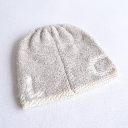 CHANEL Kaschmir Beanie Mütze Cashmere Beige Weiß 21 Kollektion Second Hand 12516 2