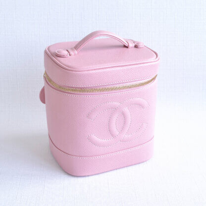 CHANEL Vanity Case Beauty Kosmetiktasche Leder Second Hand 22862 1 1