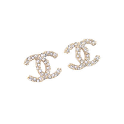 CHANEL 20B CC Ohrringe Earrings Pre-Loved Gold 325117 0