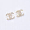 CHANEL 20B CC Ohrringe Earrings Pre-Loved Gold 325117 00