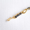 CHANEL 96P Vintage Gürtelkette : Halskette Chain Belt Gold Schwarz Pre-Loved 325118 6