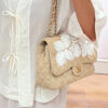 CHANEL Raffia Jumbo Flap Bag Handtasche Pre-Loved 325115 Modshot