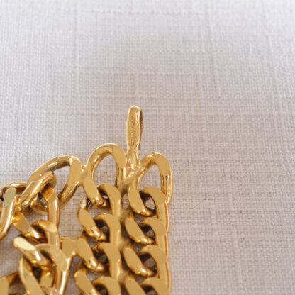 CHANEL Vintage Perfume Bottle Multi Chain Belt Gold Pre-Loved 325121 5
