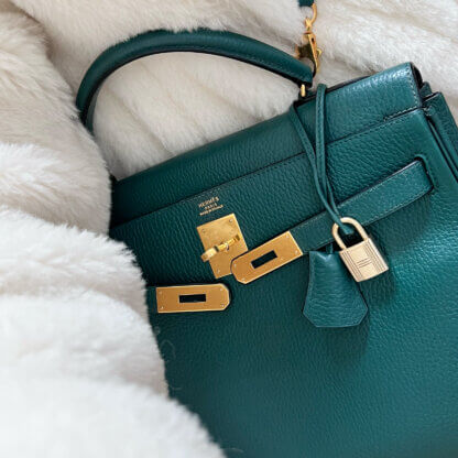 Hermès Kelly 32 Vintage Togo Leder Handtasche Pre-Loved 32533 Modshot 3