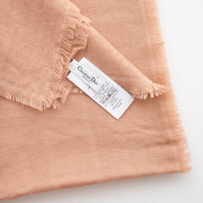 Dior Oblique Schultertuch Rose des Vents Altrosa Pre-Loved 32543 4