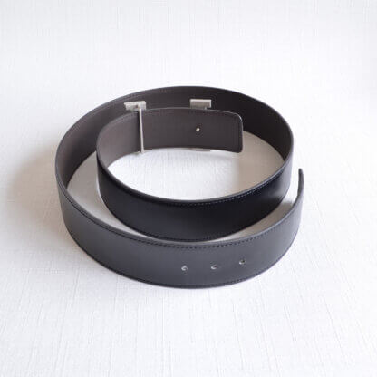 Hermès Constance Belt Wendbarer Leder Gürtel Braun Schwarz Pre-Loved 32535 2