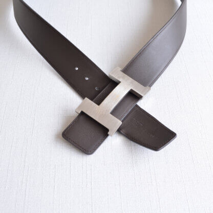 Hermès Constance Belt Wendbarer Leder Gürtel Braun Schwarz Pre-Loved 32535 3