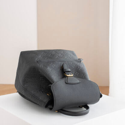 Louis Vuitton Montsouris PM Monogram Empreinte Leder Rucksack Schwarz Pre-Loved 52529 5