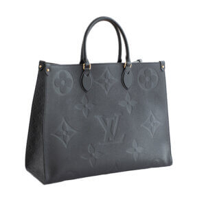 Louis Vuitton Onthego GM Monogram Empreinte Leder Handtasche Schwarz 525211 0