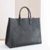 Louis Vuitton Onthego GM Monogram Empreinte Leder Handtasche Schwarz 525211 1