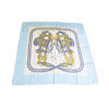 Hermès Carré Brides de Gala Seidentuch Hellblau Weiß Second Hand 525317 00