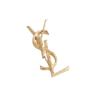 Saint Laurent Cassandre Brosche Gold Pre-Loved 32544 1