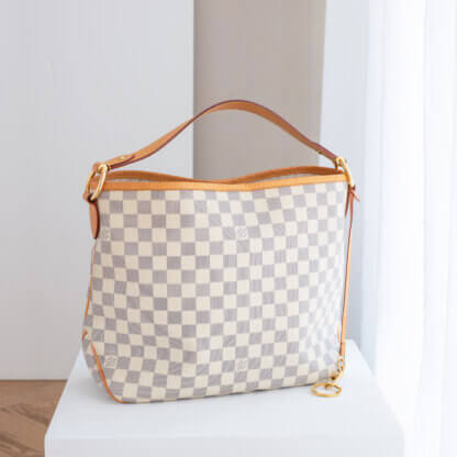 Louis Vuitton Delightful PM Damier Azur Canvas Handtasche Pre-Loved 625213 10