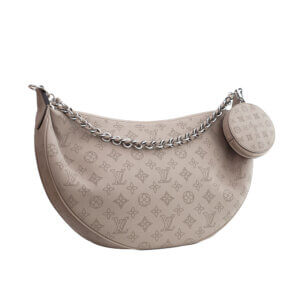 Louis Vuitton Baia MM Mahina Leder Handtasche Galet Handbag Pre-Loved 1125223 0