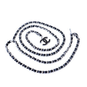 CHANEL 06V CC Leather Chain Belt Kettengürtel Pre-Loved 12612 0